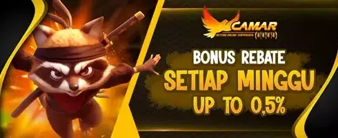 Rebate Mingguan VIP 0.5% promotional banner
